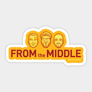 From the Middle Logo (Front)/"I'm a Middler." (Back) Sticker